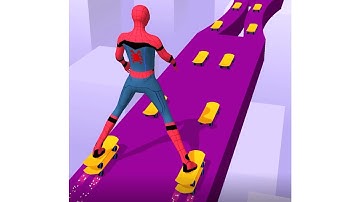 Skater Stacker - Spiderman All Levels Gameplay Android,ios (Levels 19-24)