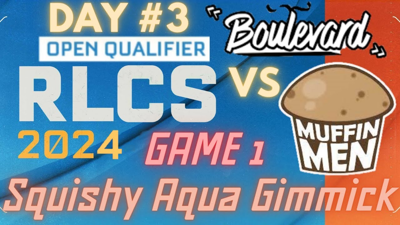 2024 RLCS OPEN QUALIFER Day #3 | Following The MUFFIN MEN | Match ...
