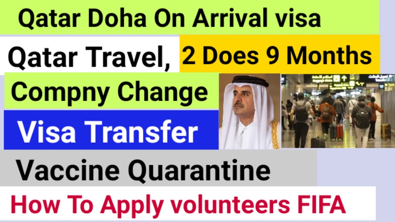 Qatar vaccine Travel policy//qatar Company Change/How to Apply volunteers FIFA World cup