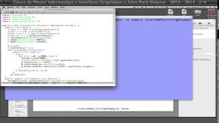 IHM GUI Java Swing nยฐ4 MVC Paint Repaint Univ Paris Diderot