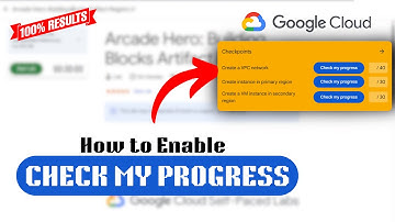 How to enable Check my Progress Bar