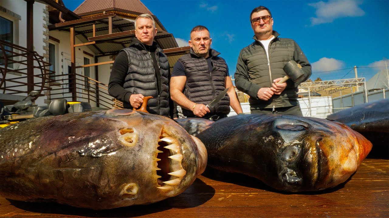 ПИРАНЬИ на ГРИЛЕ. МЫ ПРИГОТОВИЛИ ПИРАНЬЮ и СЪЕЛИ ЕЕ.