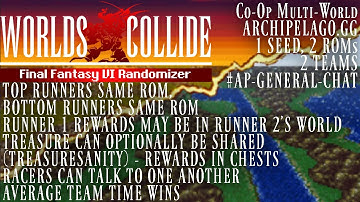 2v2 Multi-World Co-Op Archipelago Race - Final Fantasy 6 Worlds Collide Randomizer