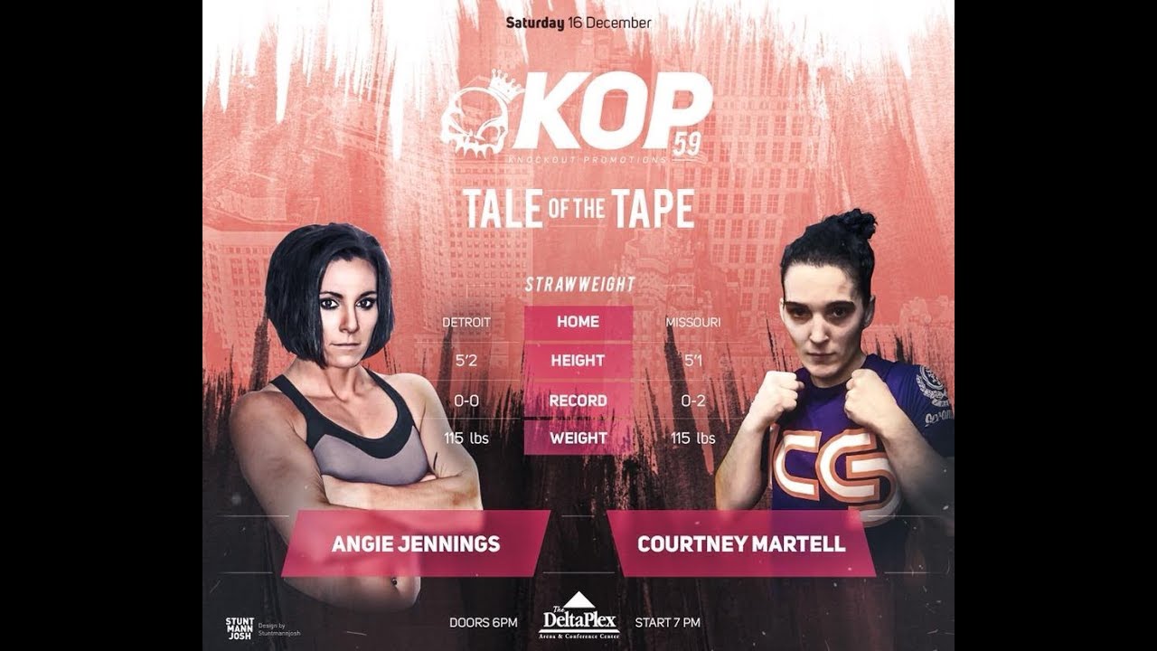 kop 59 Angela Jennings vs Courtney Martell