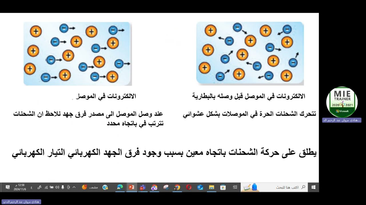 التيار الكهربائي والدارات الكهربائية