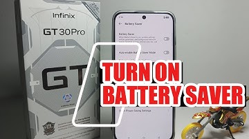 How To Turn On Battery Saver On Infinix GT 30 Pro