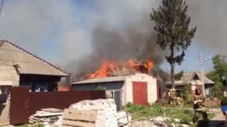 пожар на пр. Ладыгина 22.05.2014 г. Йошкар-Ола
