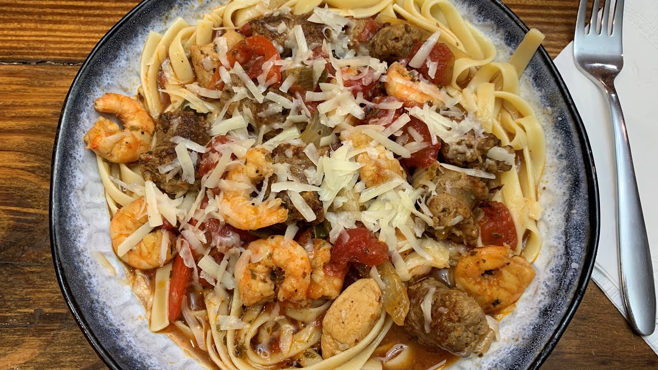 Jambalaya with Pasta YouTube