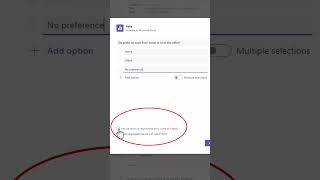 How to use Polls in Microsoft Teams #shorts screenshot 3