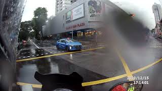 20201215 Near Miss at Discretionary Right Turn