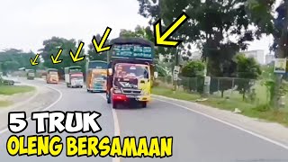 Konvoi 5 Truk oleng bareng