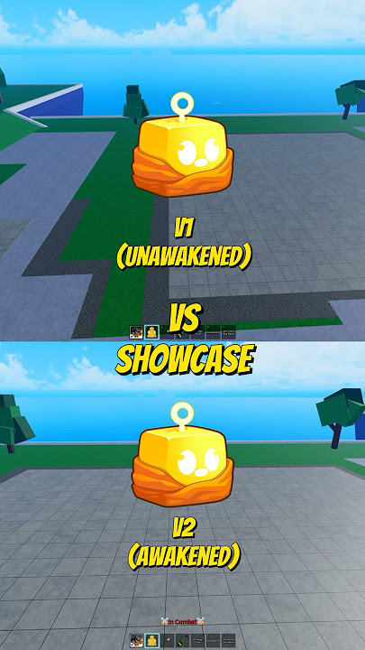 Buddha v1 vs Buddha v2 Showcase #roblox #bloxfruits #bloxfruit #dispecs