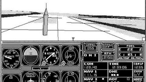 Microsoft Flight Simulator 1.00 for Apple Macintosh