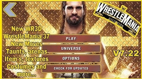 WR3D mod WWE 2K20 link released for Android best moves new link 40 arenas