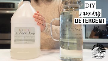 Make Your Own Laundry Detergent From Scratch! Best Recipe For Sensitive Skin!