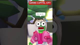 When your hand sanitizer ONLY kills 99% of germs😂😂 #adoptme #robloxshorts #robloxshorts