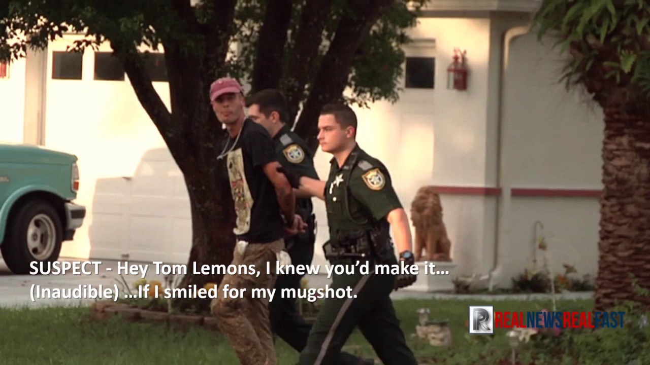 Two Arrested After Foot Pursuit, Suspect "Smiles for his Mugshot" - YouTube