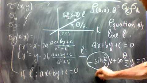 4. Equations for isometries, 1 of 5
