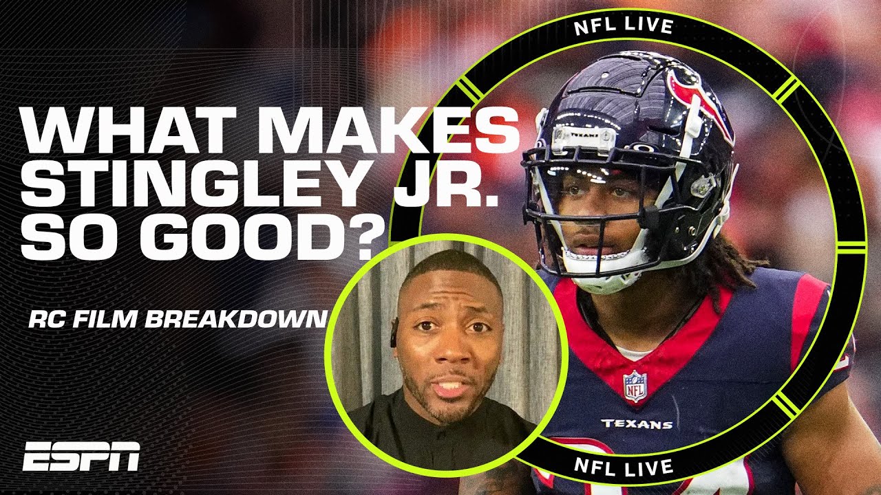 Ryan Clark film breakdown of Derek Stingley Jr. 🎥 He’s been ELITE since age 15! | NFL Live - YouTube