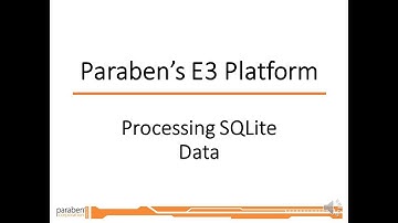 Processing SQLite Data in the E3 Forensic Platform