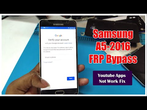 How To Turn Off / Bypass Samsung Galaxy A5 2016 Google Account Verification Lock In 2022 @MRSOLUTION