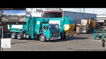 LABOS Trucks on Google maps Pt1. The retired, trains, recycle yard and hoppered bins.