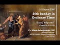 Aug 16 - 20th Sunday in Ordinary Time Online Healing Mass Today | Fr Mario Sobrejuanite
