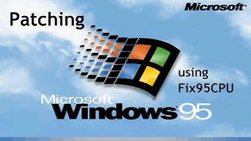 Patching Windows 95 using Fix95CPU