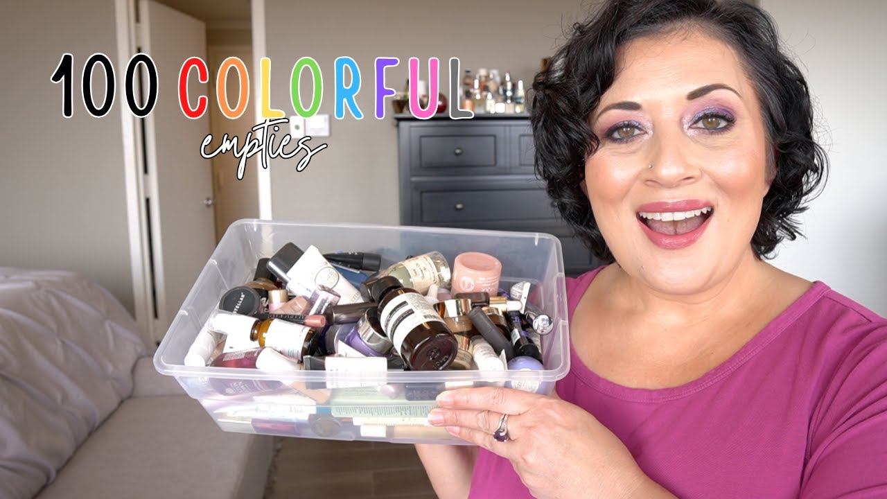 100 Colorful Empties 2025 | INTRO!!