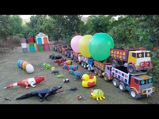 WADIDAW..TRUK OLENG ANGKUT SAPI KUCING MARMUT KELINCI BEBEK ANGSA LUCU KODOK KUDA GAJAH DINOSAURUS class=