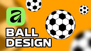 Tutorial Affinity Canva, Cara Membuat Gambar Bola Vector