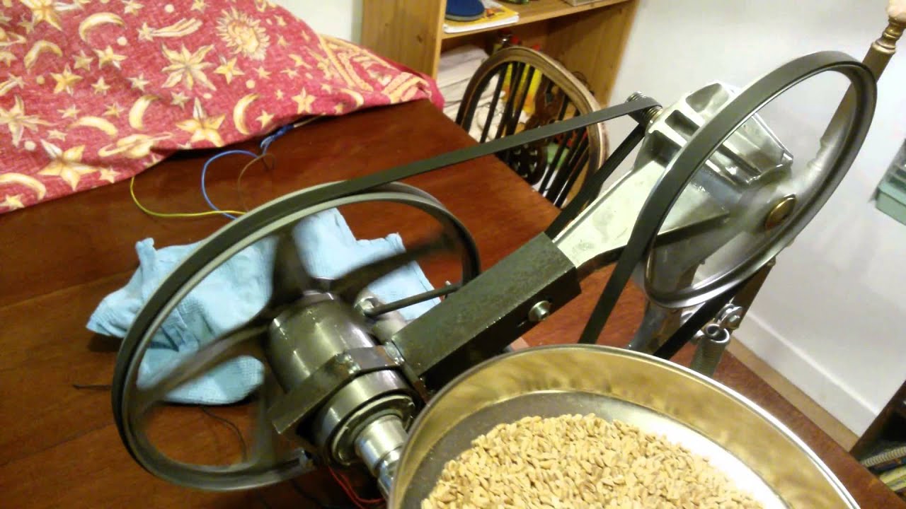 Low speed grain mill YouTube