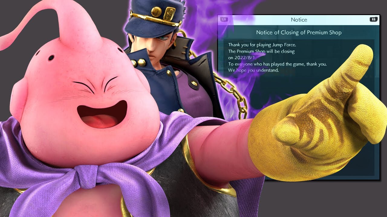 Jump Force Premium Shop Going Offline!!! - YouTube