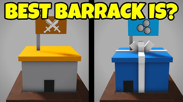 WHAT IS THE BEST BARRACK LAYOUT in Roblox Control Army