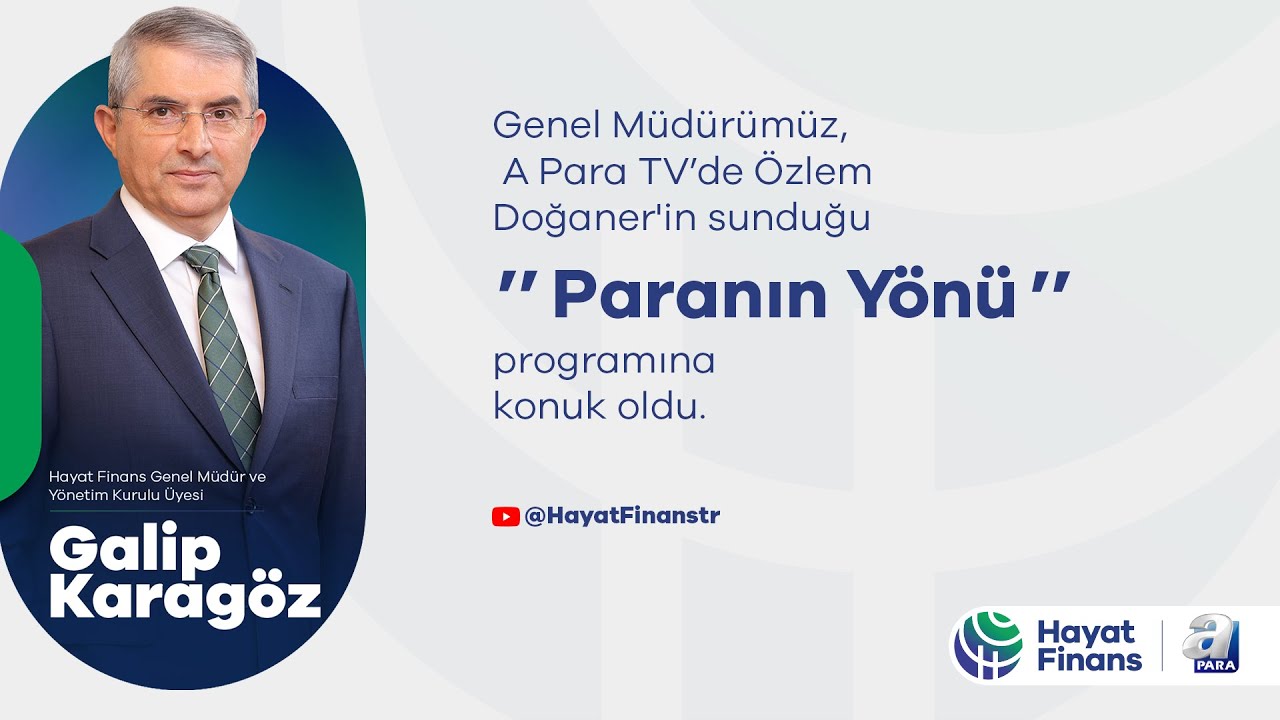 Genel Müdürümüz Sayın Galip Karagöz A Para TV Ekranlarına Konuk Oldu!