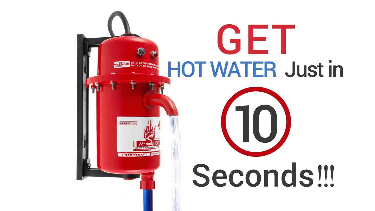 Geyser Mr Shot Water Heater Mr Shot Economical Water Heater