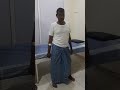#A patient with ischemic stroke with left Hemiparesis (left side weakness),standing balance##