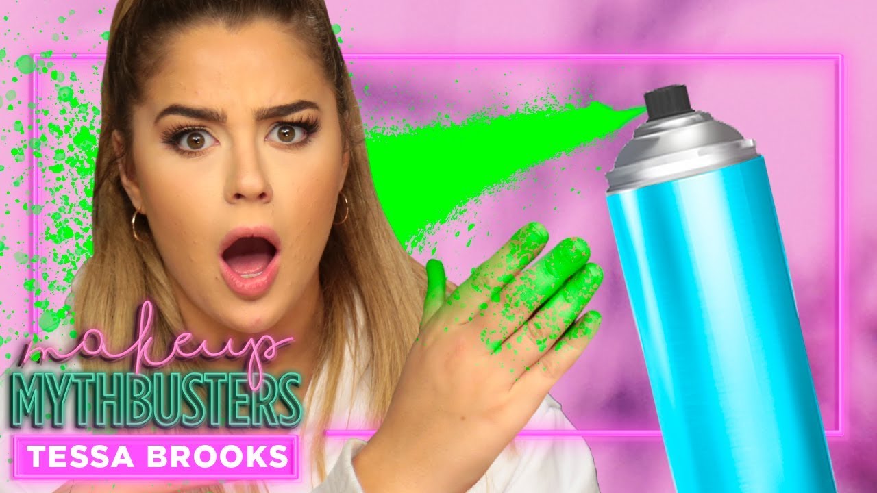 Testing Out Spray On Nail Polish Makeup Mythbusters W