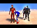 Sonic flash vs deadpool batman   sper kahraman kapmalar