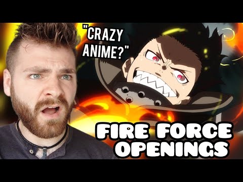 First Time Reacting to "FIRE FORCE Openings" | MAYDAY | New Anime Fan!
