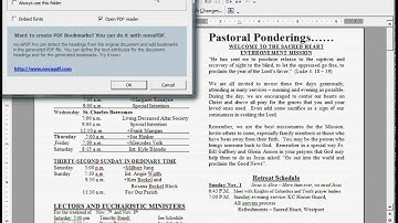 Convert File to PDF using doPDF - Parish Web Assistant