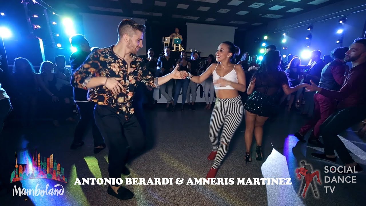 Antonio Berardi & Amneris Martinez - salsa social dancing | Mamboland Milano 2018
