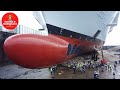 Amazing largest cruise ship manufacturingmodern technology ship constructionmega machine in action