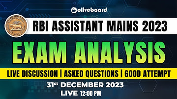 RBI Assistant Mains Exam Analysis 2023 | RBI Assistant Asked Questions and Expected Cut Off