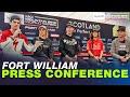 Press conference  fort william uci downhill world cup