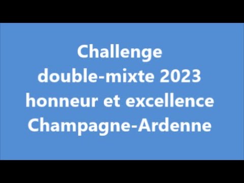 CHALLENGE DOUBLE MIXTE 2023