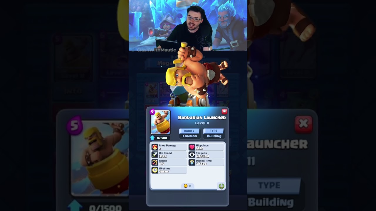 BARBARIAN LAUNCHER IN THE MEGA DECK CHALLENGE?! 😯 