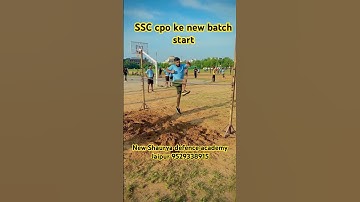 #cpophysical #cposi #cpo ssc cpo ke new physical batch start join new Shaurya defence academy