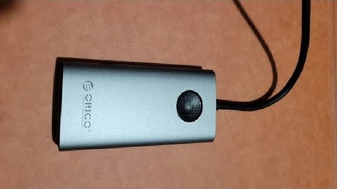 ORICO USB C Docking Station,6 in 1 USB C Dongle Review, Good and bad points