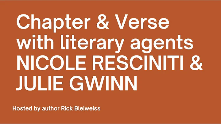 Chapter & Verse interview with literary agents Nic...